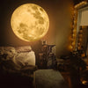 USB Power 3 Color Moon Lamps | 360Β° Rotatable LED Night Light